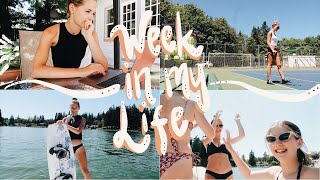 Summer Week in my Life | school, wakeboarding, tennis + more.