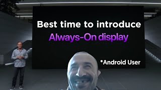 Android User react to iPhone 14 Always on Display