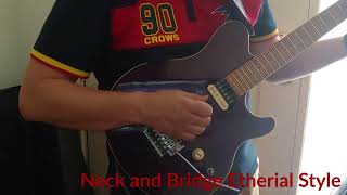 1999 Purple Quilt Ernie Ball Music Man Axis, Tones Specs Review and Demo B2 N2 Pickups Custom EVH