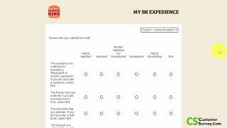 BK-feedback-uk.com - Burger King UK Experience Survey | 2024