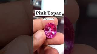 Pink topaz stone | flawless topaz stones | transparent pink topaz stones | april birthstone