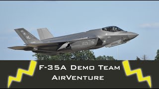 F-35A Demonstration Team at AirVenture