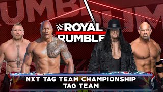 NXT Tag Team Championship | Team Rock vs. Team Undertaker | WWE Royal Rumble 2024