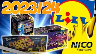 ALLE NICO LIDL FEUERWERK NEUHEITEN VIDEOS 2023/24 😱