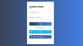 Membuat Halaman Login dengan HTML dan CSS