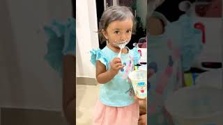 Baby eating curd | Funny Video 😀