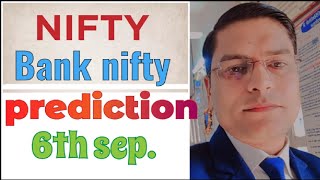 BankNifty analysis & Nifty prediction 6th sep #bankniftyanalysis #niftyanalysis #niftyprediction