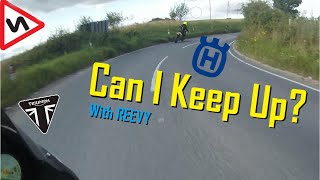 Supersport Vs Supermoto ft. Reevy | Triumph Speed Four / Husqvarna 701 POV