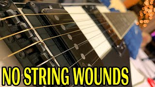 I Removed the WOUNDS from my Guitar Strings and Played