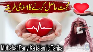 Important Sawal | Muhabat Pany Ka Islamic Tarika Kya Hai? | Professor Ibrahim Bhatti