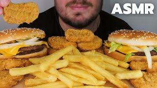 ASMR BURGER KING MUKBANG (EATING SOUNDS) NO TALKING | FAST FOOD EATING