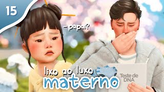 o dia do TESTE DO DNA 🧬 ele descobriu toda a VERDADE! l the sims 4 desafio lixo ao luxo materno