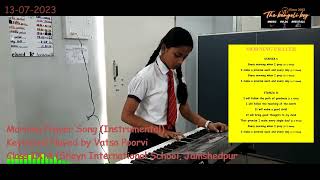 Prayer Song | Keyboard Instrumental | By Vatsa Poorvi | Class IX A | Sheyn International School, JSR