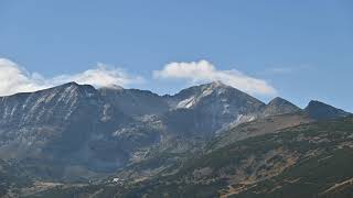 Musala peak - clouds flowing 4k