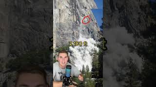 Yosemite Rock Fall MORE POWERFUL than any NON NUCLEAR BOMB #shorts #nationalpark