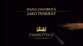 Hana Zagorová - Jako tenkrát (klavírní doprovod / karaoke)