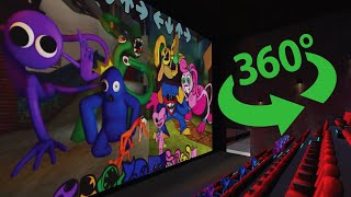 VR 360 FNF Rainbow friends blue vs poppy playtime character #2 | 360 cinema