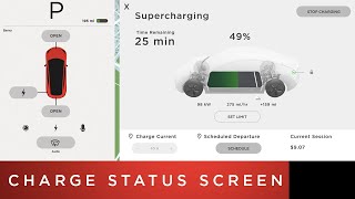 Tesla Model 3 Quick Video | Charge Status Screen