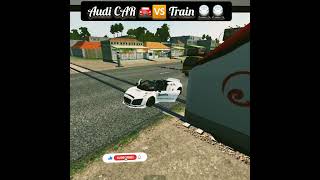 audi Car 🚘🆚️Train 🚆#bussimulator #bussimulatorindonesia #bussid #ytshorts #viral#shorts#trending tre