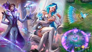 NEW Exclusive Crystal Rose Ashe & Vladimir - Skin Preview - Wild Rift