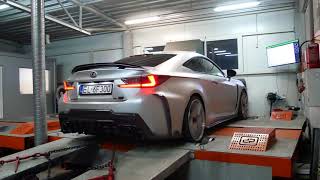 Lexus RCF RR RACING RR670 SUPERCHARGER KIT  - Dyno Run