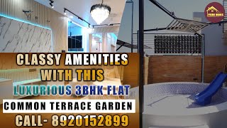 3BHK Flat with Common Terrace in Vikaspuri |  Swimming pool, Library, Mini theater, Yoga area.