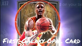 My First Galaxy Opal Card. NBA 2k Mobile Gameplay.