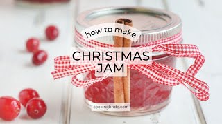 Strawberry Cranberry Jam (Christmas Jam) Recipe