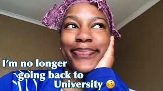 WEEKLY VLOG 😁💃🏾 | IM NO LONGER GOING TO SCHOOL