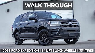 2024 Ford Expedition, RL 3" Front Level, 20x9 Voxx Wheels,33" Venom Tires | Walk Through