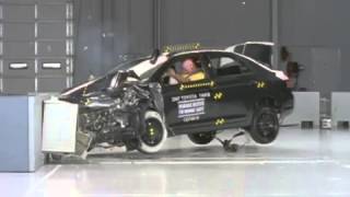 2007 Toyota Yaris moderate overlap testCrash Test