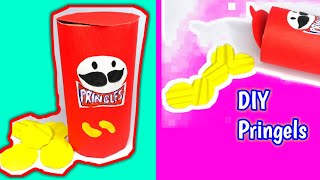 How to make Pringles Box | Recreating Pringles Box from Tonni Art and Craft | Chips Box | Papercraft