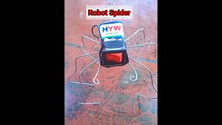 how to make a Robot spider make it home🕷️. humming insect diy project .#shorts #youtubeshorts #viral