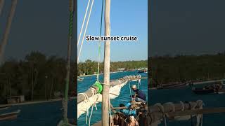 Slow sunset cruise