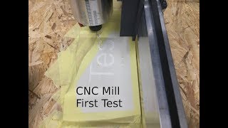 Testing my DIY CNC Mill