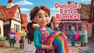 Daniella's Extra Blanket. Sharing With Those In Need. Animated Story for Kids