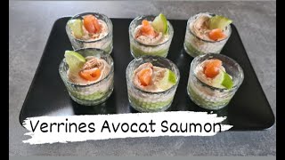 Verrines Avocat Saumon