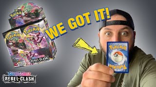 *WE FINALLY PULLED IT* Rebel Clash Booster Box Pokémon Card Opening