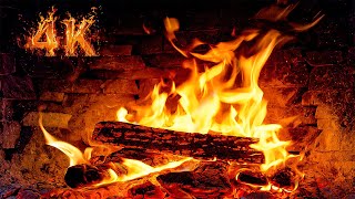 🔥The Most Beautiful & Relaxing Fireplace 4K with Crackling Fire Sounds 3 Hours🔥Fireplace Ambience