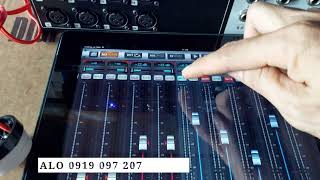 Dùng Nút Bấm Tắt Mở Echo Effect CHo Mixer Soundcraft Ui