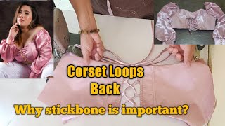 How to Make Corset Loops Back