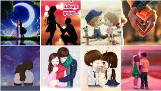 Cartoon Romantic COUPLE PIC | COUPLE DP HD | Cartoon COUPLE WHATSAPP DP IMAGES | NEW COUPLE DP PIC