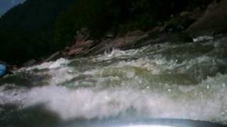 Riverboarding:  New River Gorge, West Virginia.  Double Z.