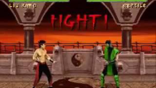 Mortal Kombat 2 SNES: Liu Kang Very Hard part 1/2