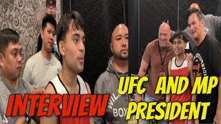 Jimuel Pacquiao pinagkaguluhan nag mga reporters at fans pagkatapos ng laban Dana White bumati din