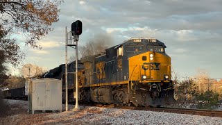 CSX CM44AC 7293 Leads Manifest M541-19 on 11/20/24