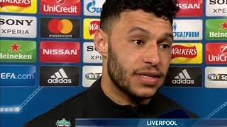 Alex Oxlade Chamberlin post match interview - LIVERPOOL (3) - (0) MANCHESTER CITY