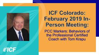 PCC Markers: Behaviors of the Professional Certified Coach with Tom Krapu