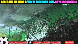 Salida y Cantos Los del Sur FINAL 2014 Atletico Nacional vs Junior