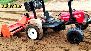 Homemade swaraj 855 with Rotavator|| Tractor with rotary tiller 💪💥||